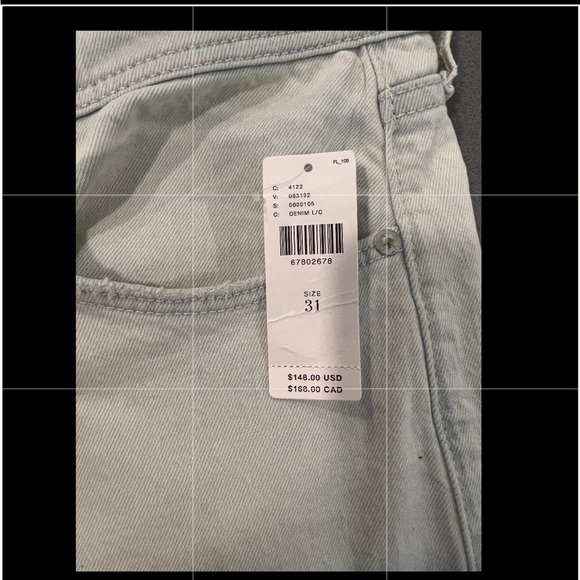 NWT. Anthropologie PILCRO MID-RISE SLIM BOYFRIEND JEANS size 31 regular - Picture 8 of 9